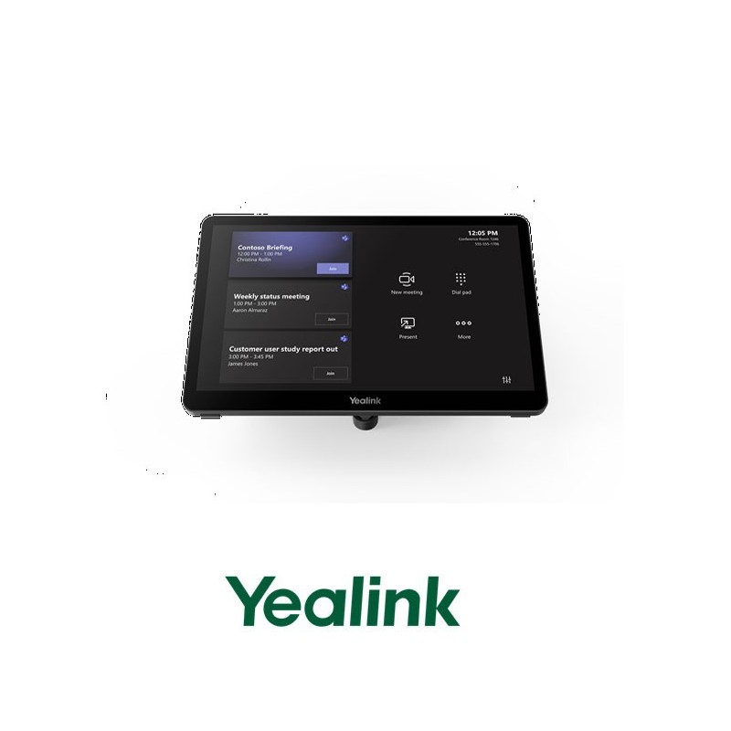 Yealink MTouch Plus-MB is a specifically designed touch panel with a unique appearance and all-in-one features for MCore OPS-T/MCore OPS-G2T, used as a touch console for Yealink MeetingBoard/MeetingBoard Pro's MTRoW solution.
