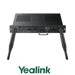 Yealink OPS Windows 11 loT Enterprise x 64 operating system. Microsoft Teams Rooms App, support Microsoft Teams meetings. CPU Intel Ultra5 125H, Memory 16GB (2*8GB) DDR5, Storage: 256GB SSD