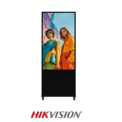 Totem tactil Hikvision de 55". 10-point capacitive touch,suitable for installing self ordering or navigation applications, facilitating self-service operation.